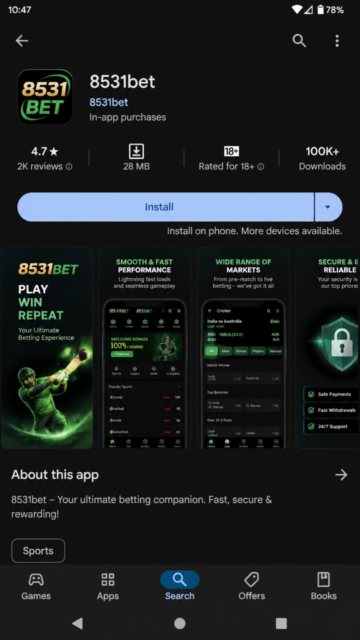 8531bet screenshot