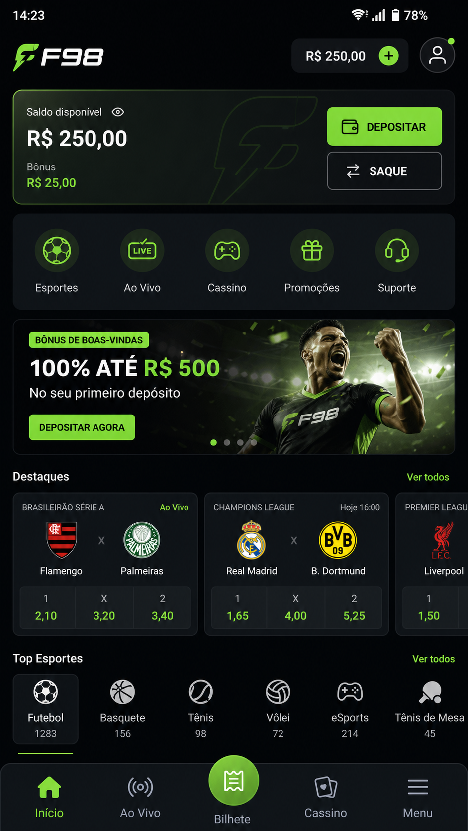 f98 screenshot