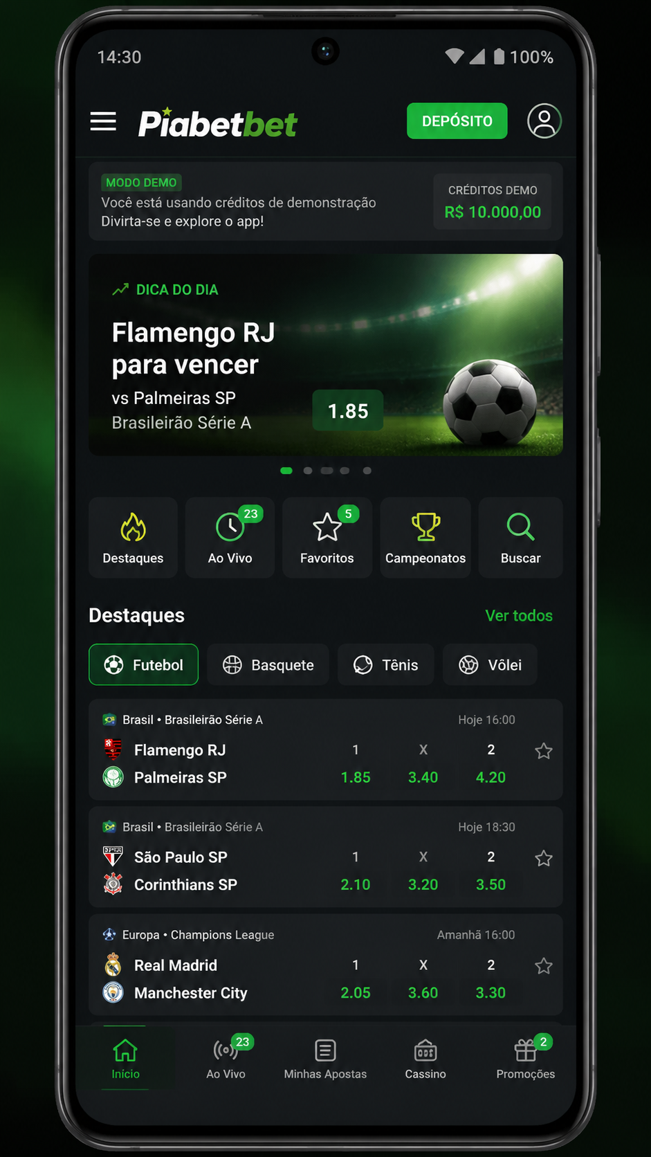 Piabetbet screenshot