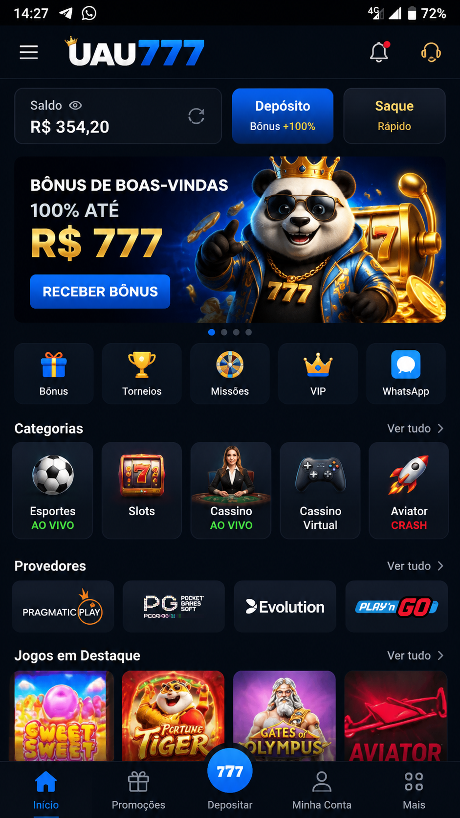 uau777 screenshot