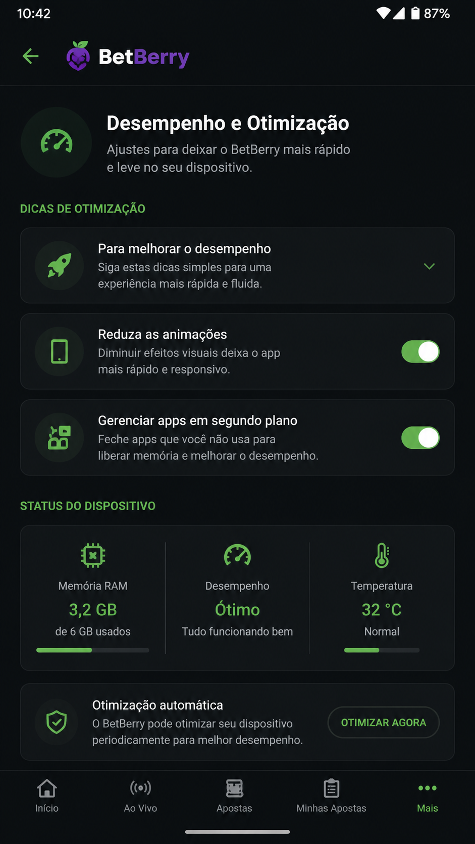 BetBerry screenshot