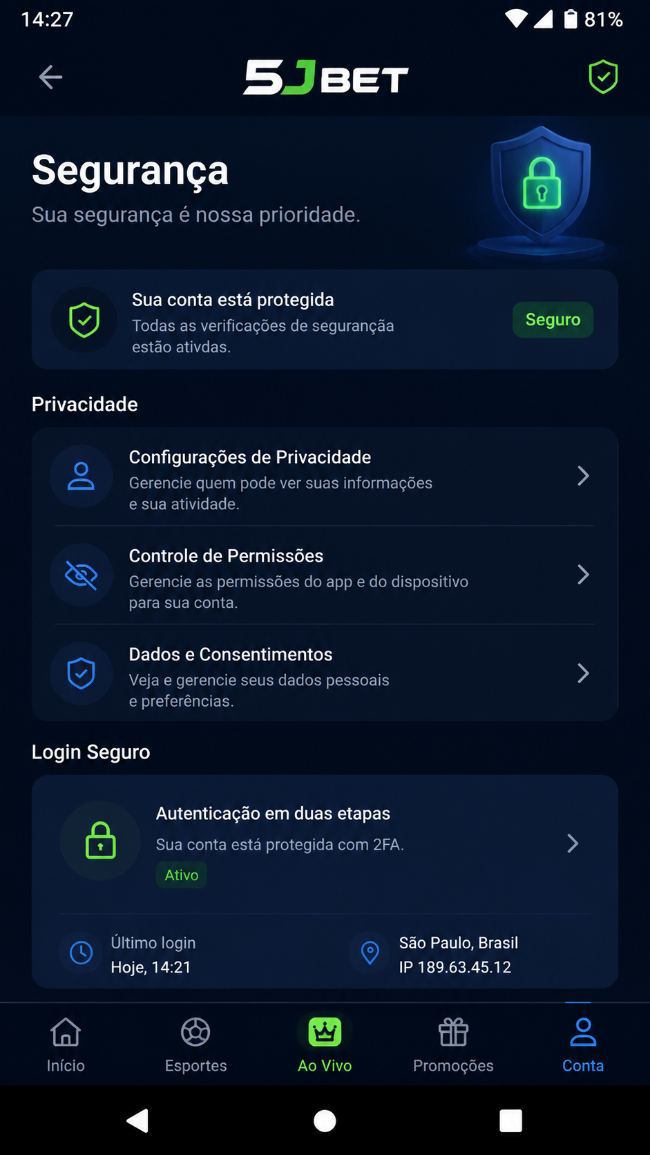 5jbet screenshot
