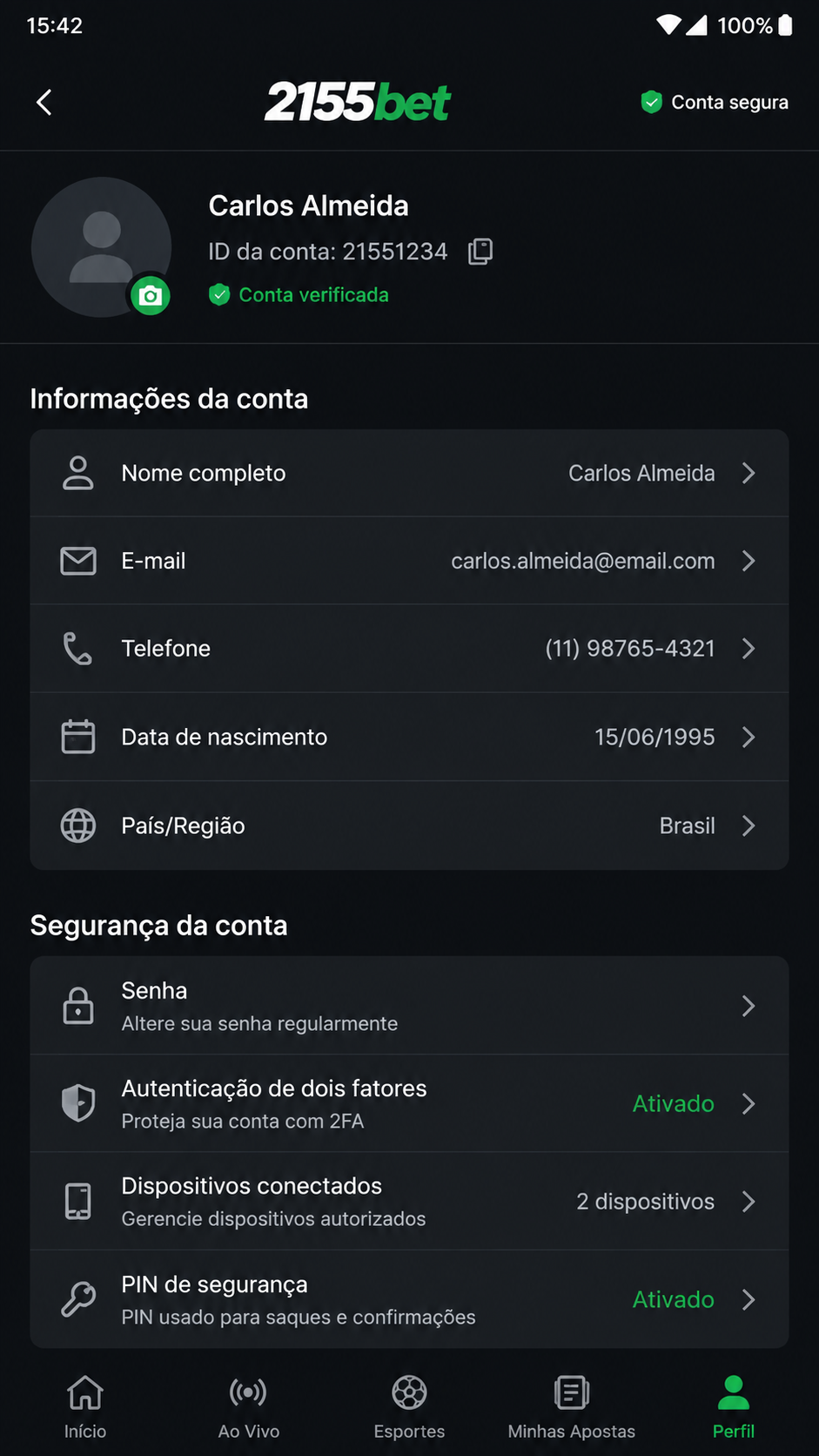 2155bet screenshot